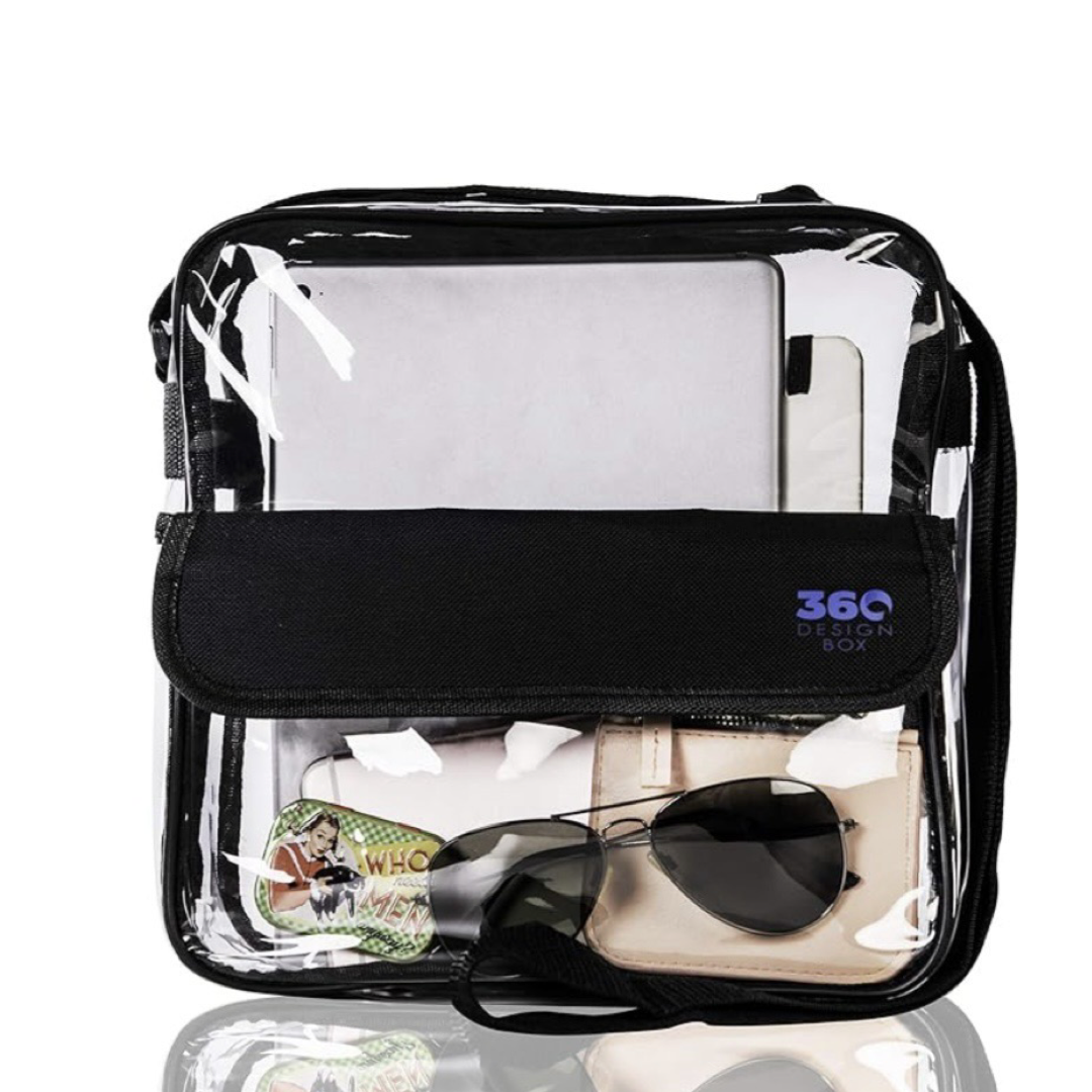 Clear Stadium & Event Approved Crossbody Bag - Don't Get Turned Away