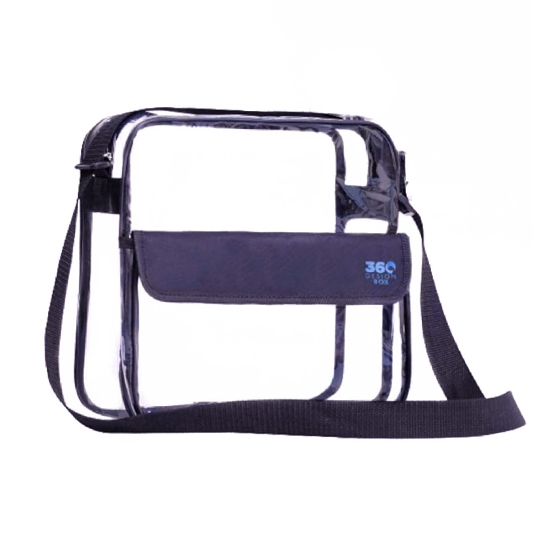 Clear Stadium & Event Approved Crossbody Bag - Don't Get Turned Away