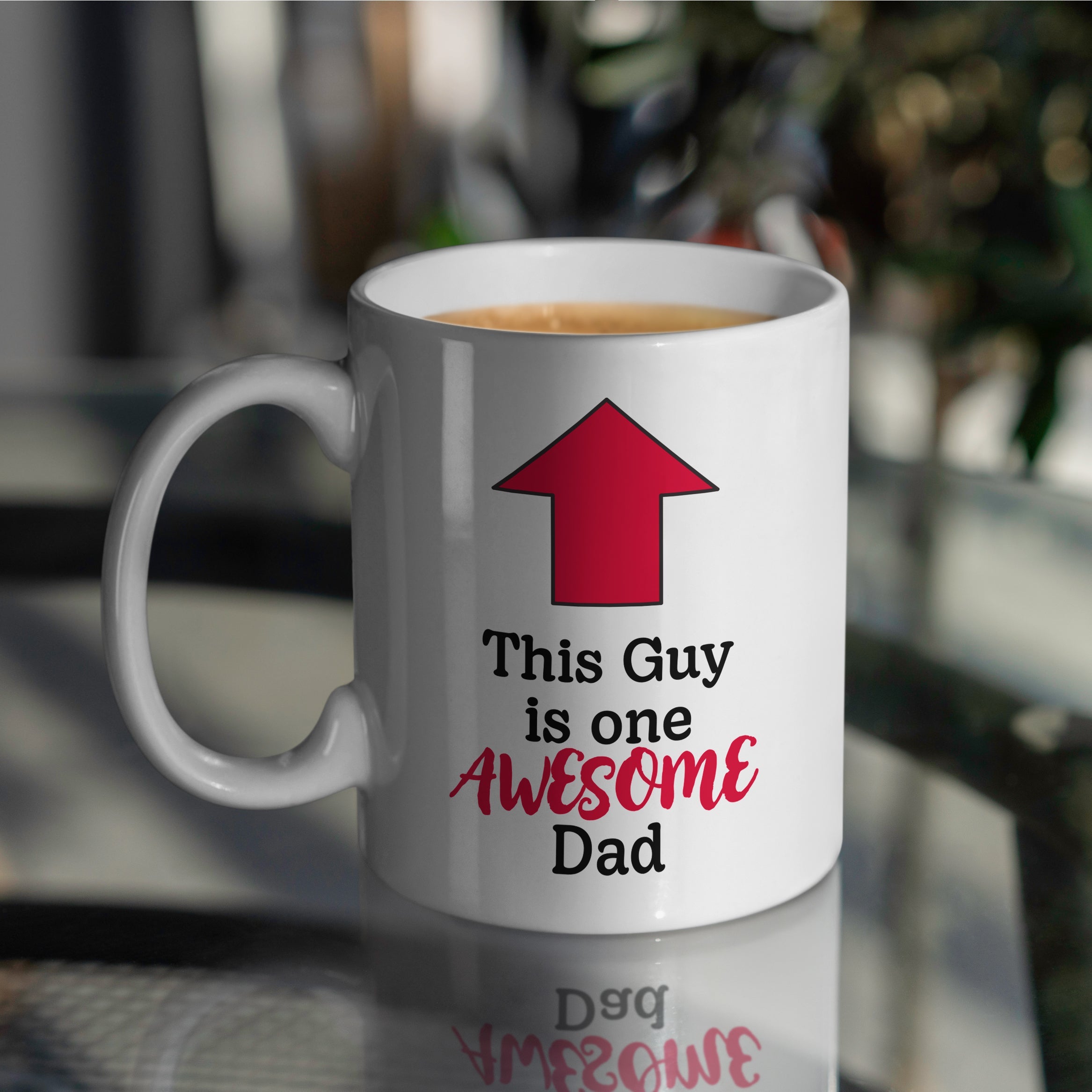 "This Guy Is One Awesome Dad" Large 15oz Mug - Funny Gift for Dad