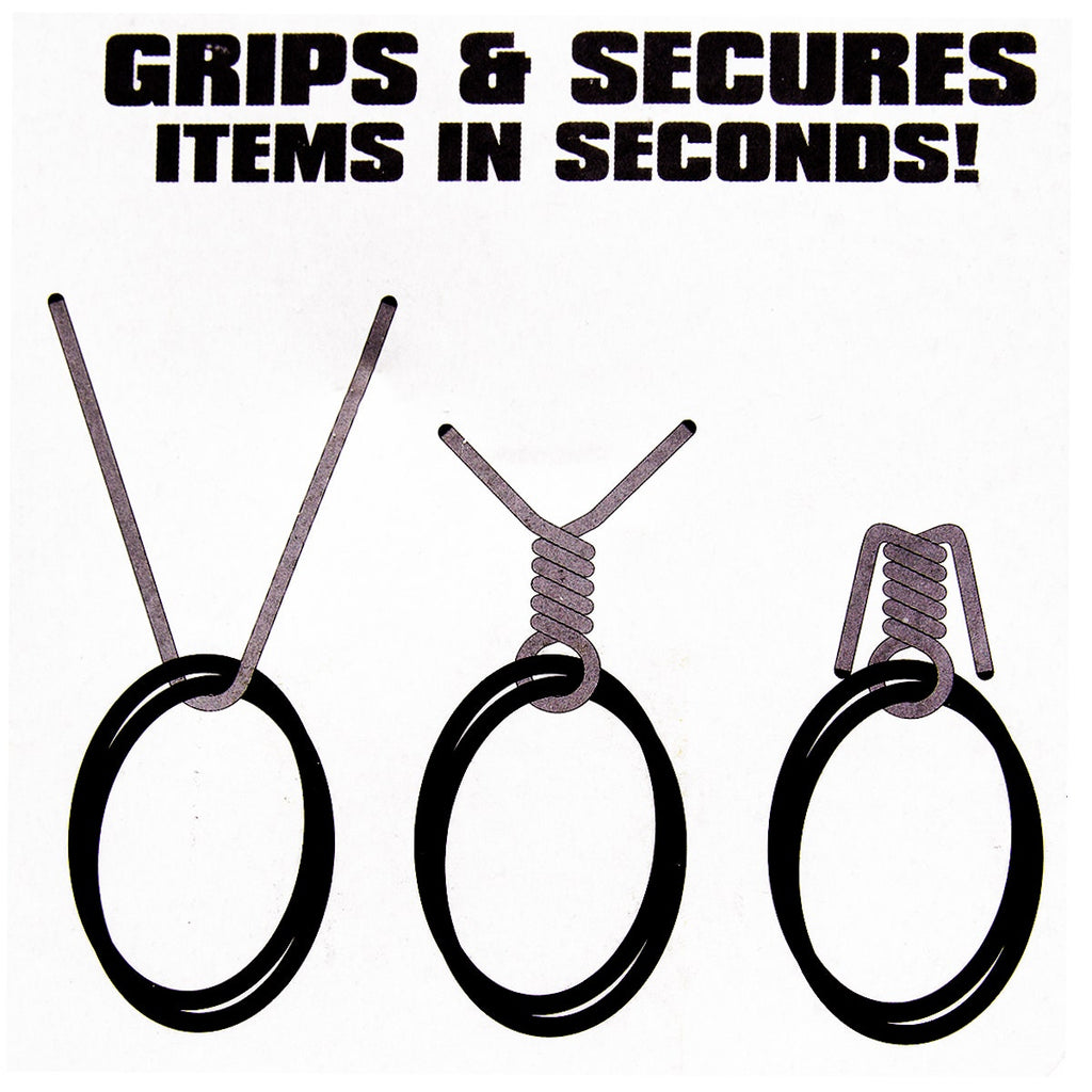 2pk Flexible Twist Ties 36” Wrap Hook Storage - Holds 110 lbs