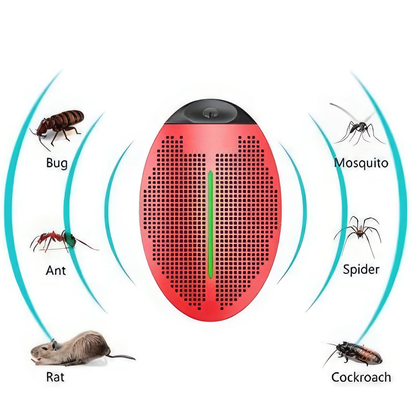 Ultrasonic Pest Repeller – Plug-In Device with 5 Modes for Rodent & Pest Control by Grand Torrior