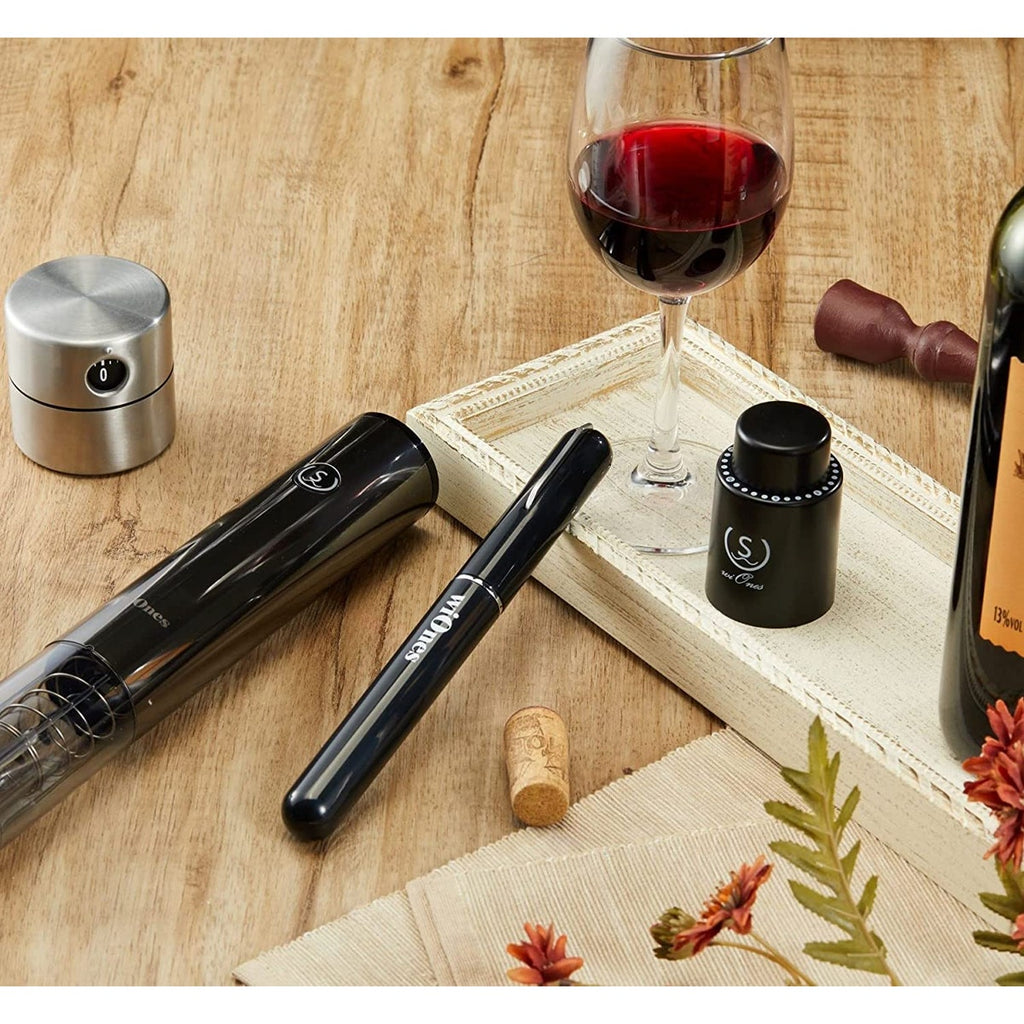 WiOnes Air Pump Wine Opener – Fast, Easy, Portable, No Batteries