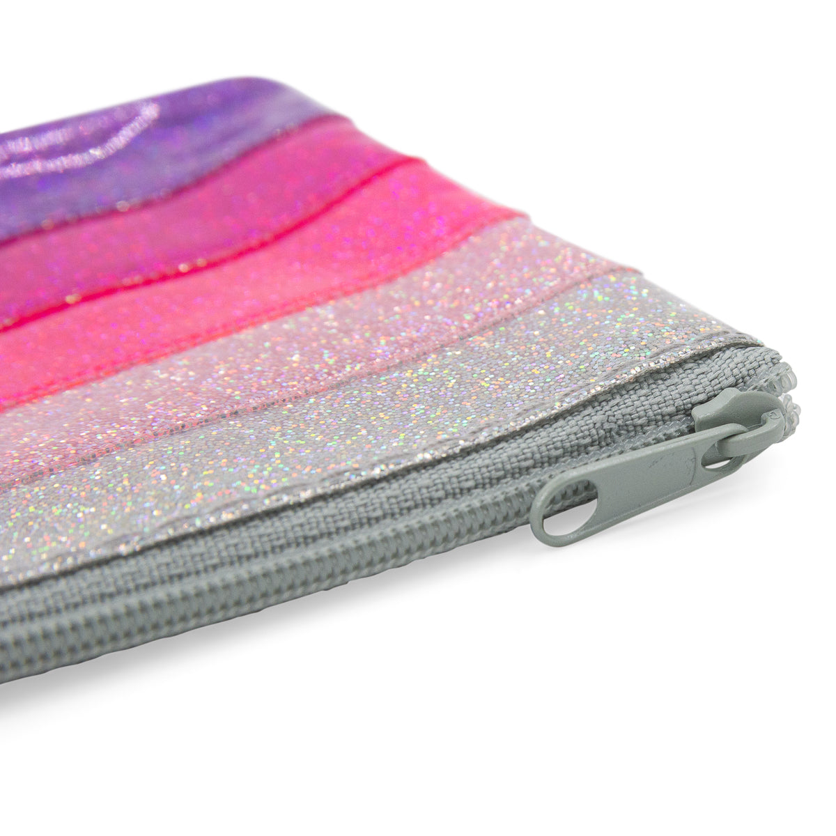 Zipper Pouch Storage For Pens, School Supplies – Glitter Colors!