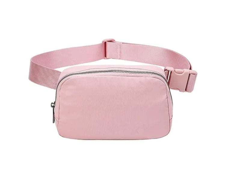 9" Water Resistant Fanny Pack, Belt Bag - Adjustable Strap & Multiple Compartments