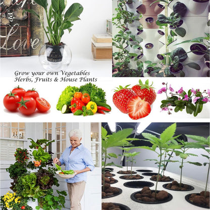 25pk of Heavy Duty Slotted Mesh Plant Pots In 3" or  4" - Hydroponic Growing