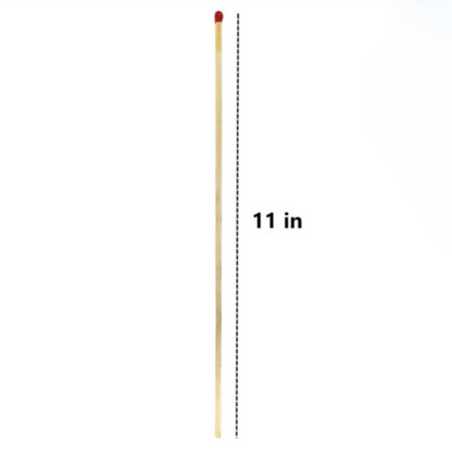 40ct 11" Wood Matches For Fireplace, Campfire, BBQ & More