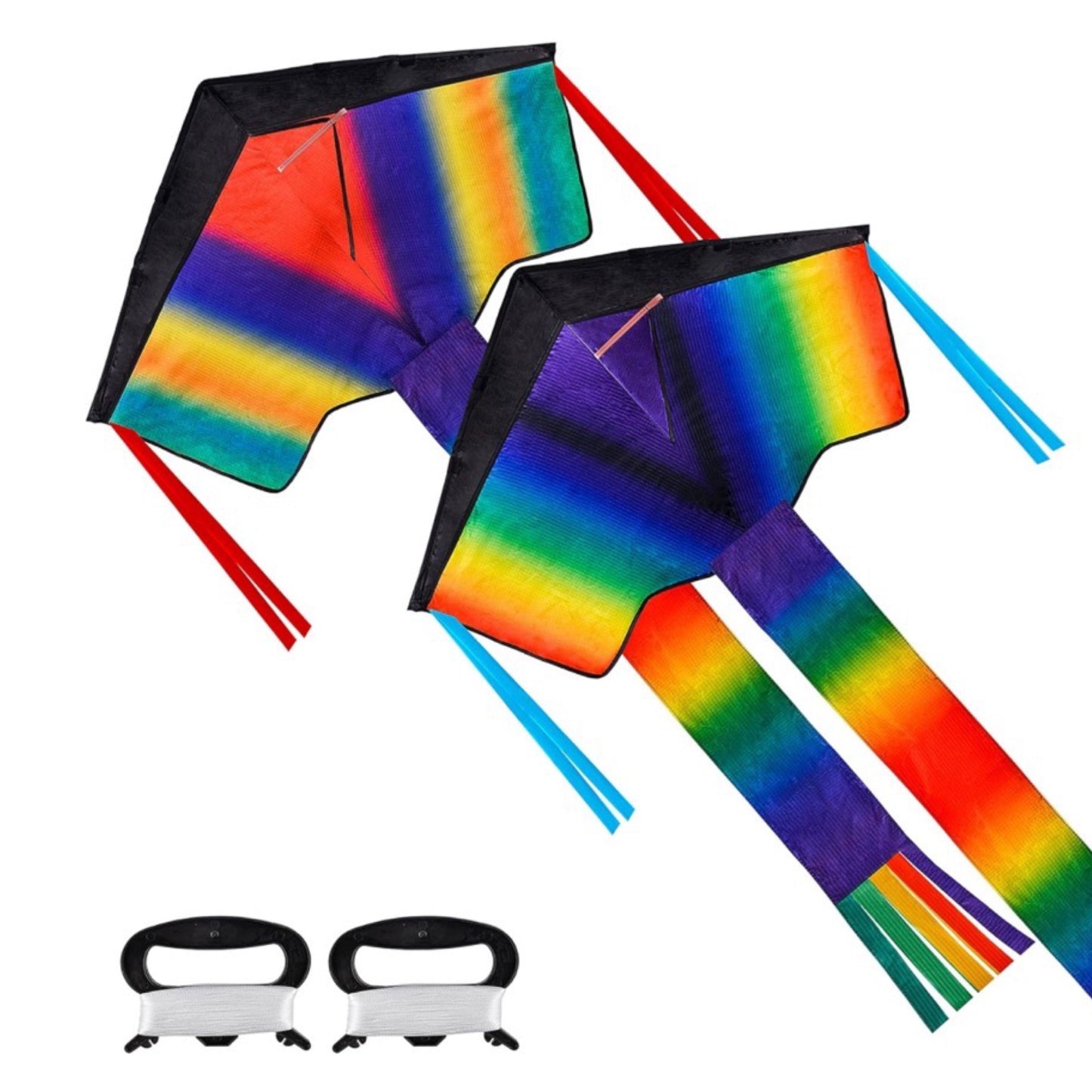 2pk 80ft Delta Easy Flyer Kites By Joyin - Brighten Up The Sky!