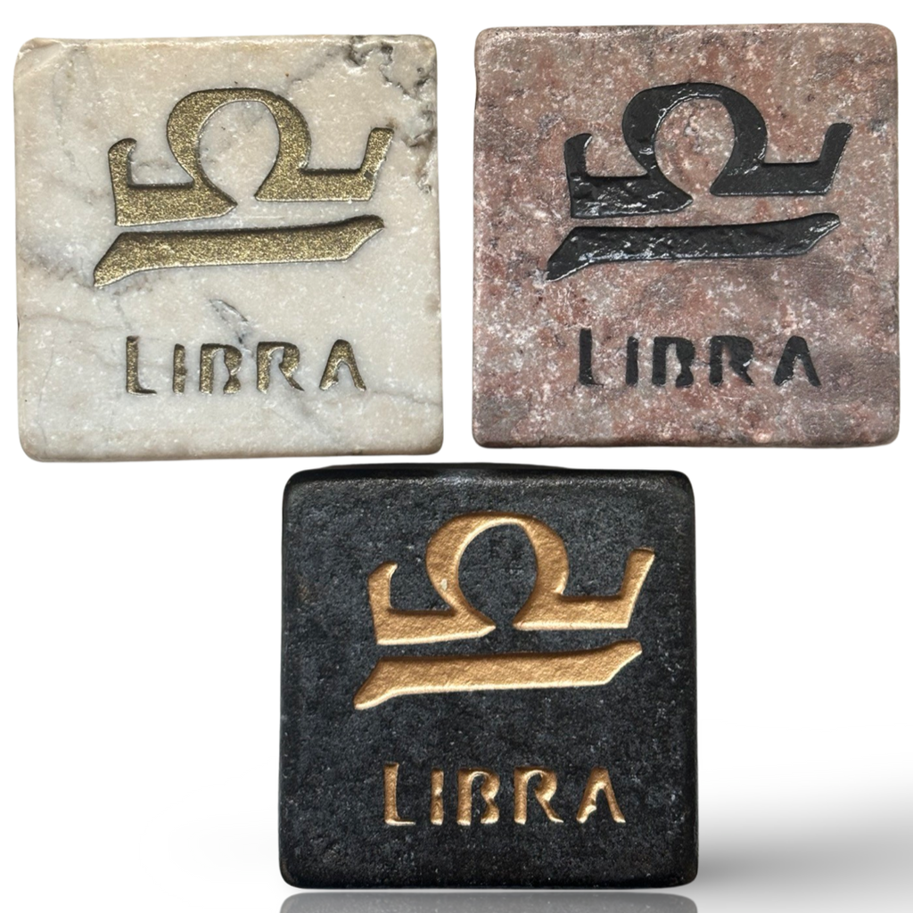 Marble Horoscope Zodiac Sign Magnet - Display Your Astrological Sign Proudly