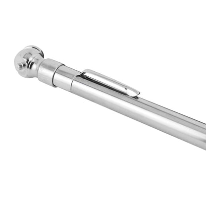 Pencil Air Pressure Tire Gauge w/ 4 Valve Stem Caps - For Cars, Trucks & Bikes
