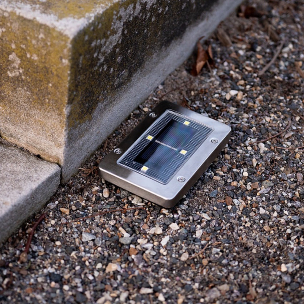 4pk Touch of Eco Sunspots Outdoor Weatherproof Solar LED in Ground or Mount Lights