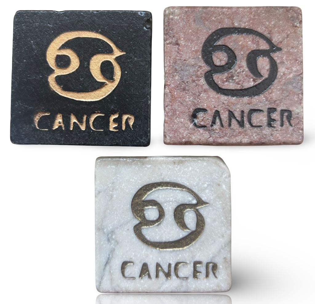 Marble Horoscope Zodiac Sign Magnet - Display Your Astrological Sign Proudly