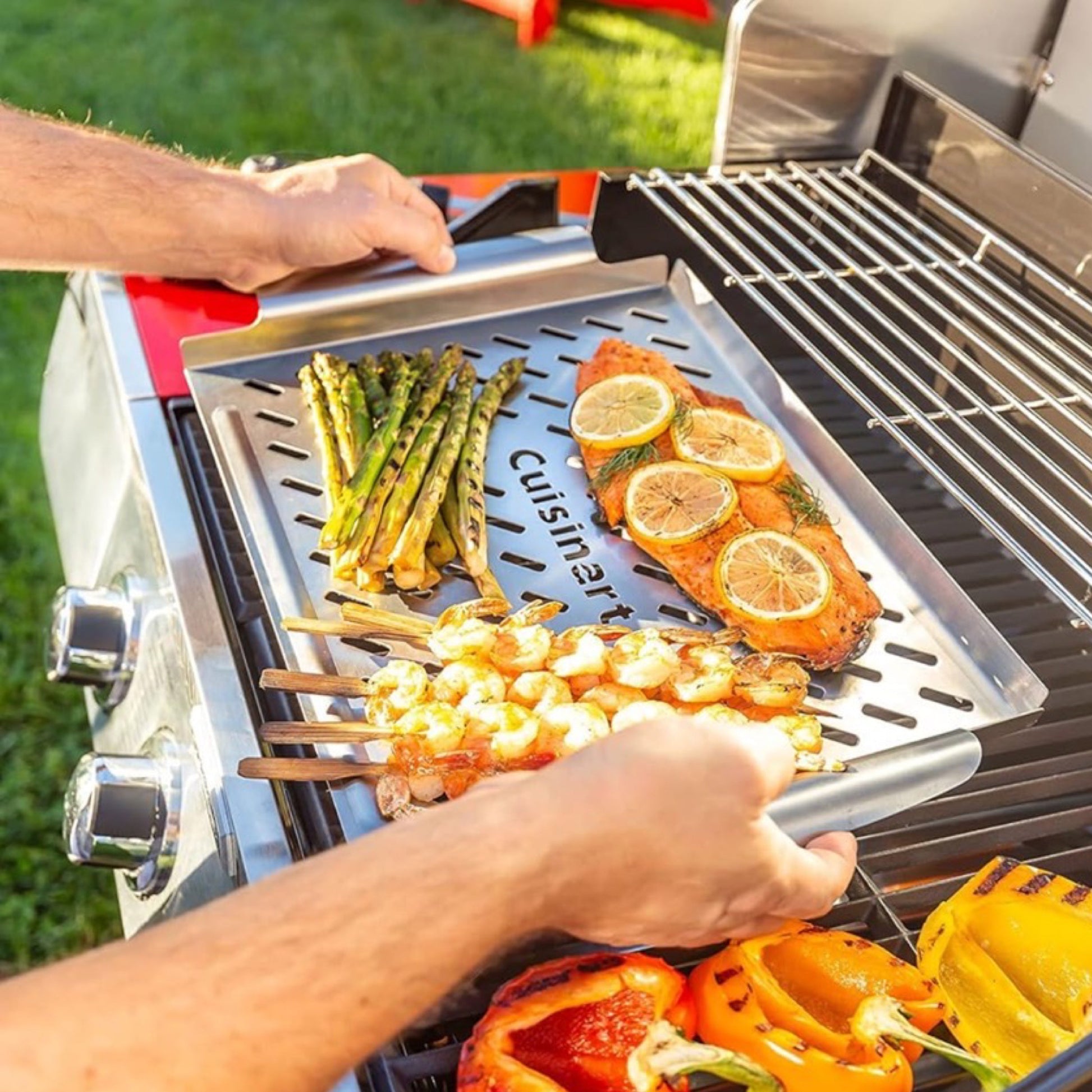 Cuisinart 11.5" x 15" Stainless Steel Grill Topper - Grill Pan