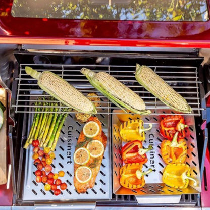 Cuisinart 11.5" x 15" Stainless Steel Grill Topper - Grill Pan