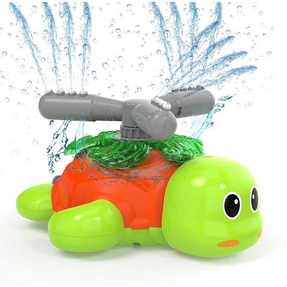 Turtle Sprinkler Toy for Kids – Outdoor Water Toy with Spinning Spray