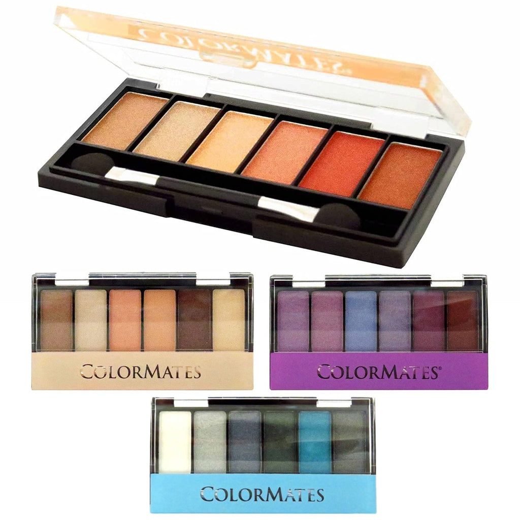 Colormates 6 Shade Mineral Eyeshadow Palette – Premium Blending