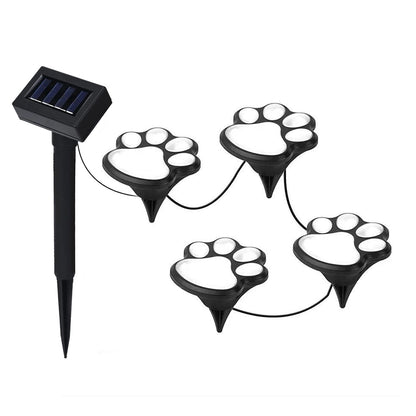 Whimsical Solar Garden Lights – Set of 4 Decorative Outdoor Pathway Lights
