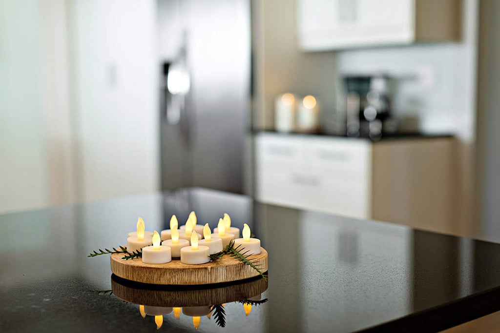 12pk Matchless Candle Co. LED Basics Flameless Tealights