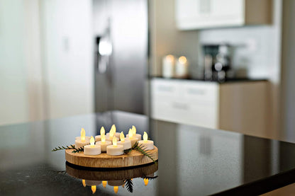 12pk Matchless Candle Co. LED Basics Flameless Tealights