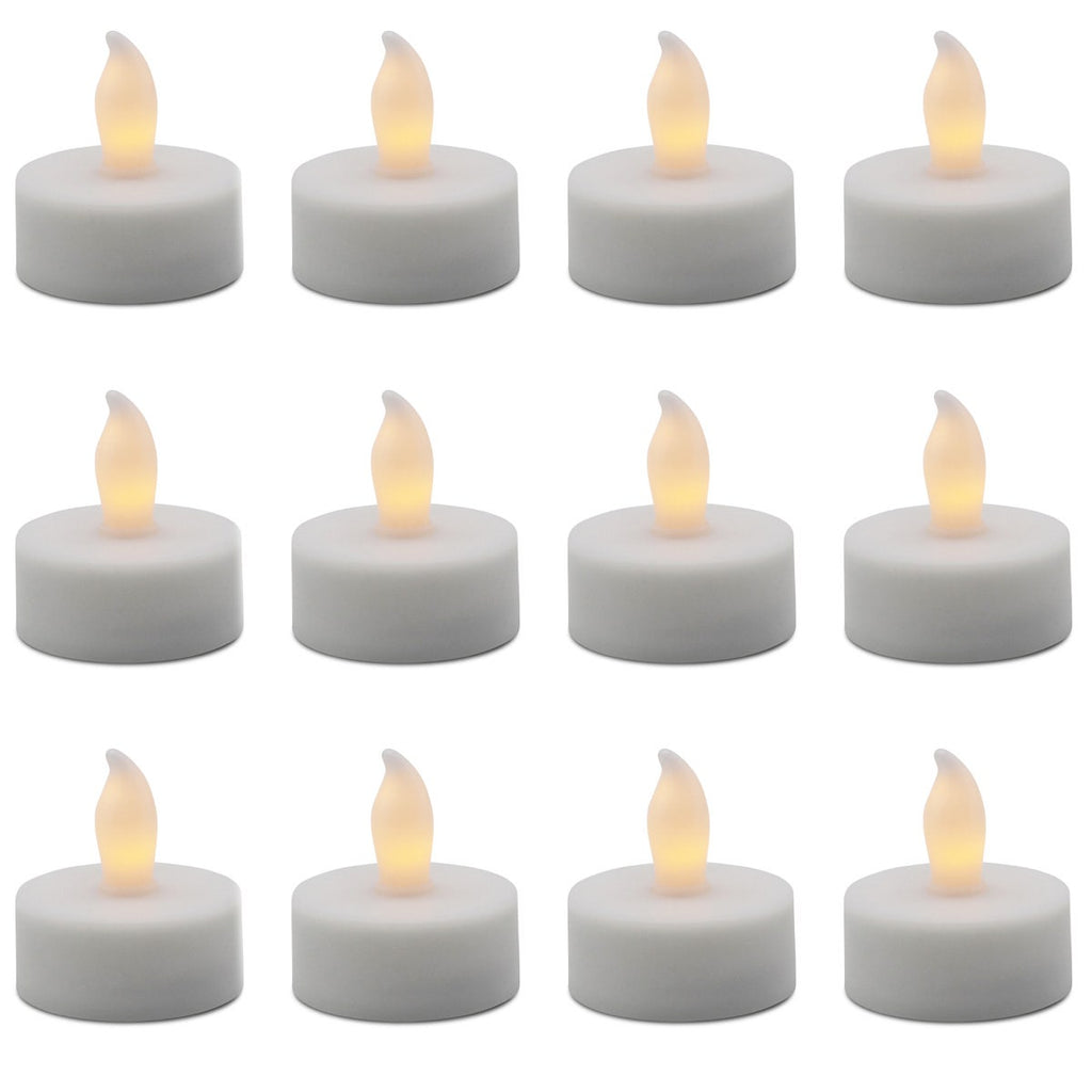 12pk Matchless Candle Co. LED Basics Flameless Tealights