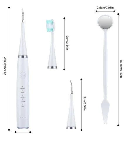 Electric Teeth Cleaner – Ultrasonic Dental Scaler with 5 Modes & USB Charging