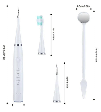 Electric Teeth Cleaner – Ultrasonic Dental Scaler with 5 Modes & USB Charging