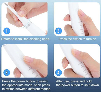 Electric Teeth Cleaner – Ultrasonic Dental Scaler with 5 Modes & USB Charging
