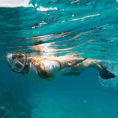 U.S. Divers AirGo Snorkel Mask – 180° View Anti-Fog No Leaks