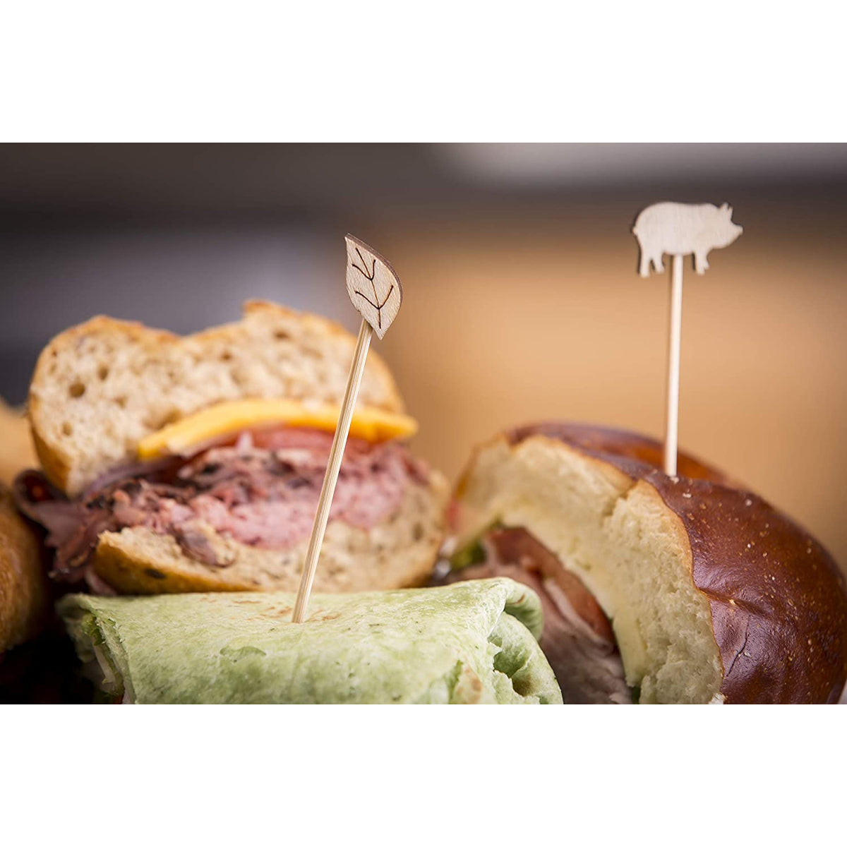 48pk TableCraft Food Markers – Identify Foods At BBQ, Parties