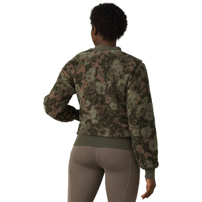 Prana 2-In-1 Reversible Fleece Women’s Zipper Bomber Jacket