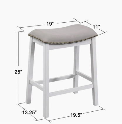 Solid Wood Counter Stool – Choose from 3 colors! SHIPS FREE!