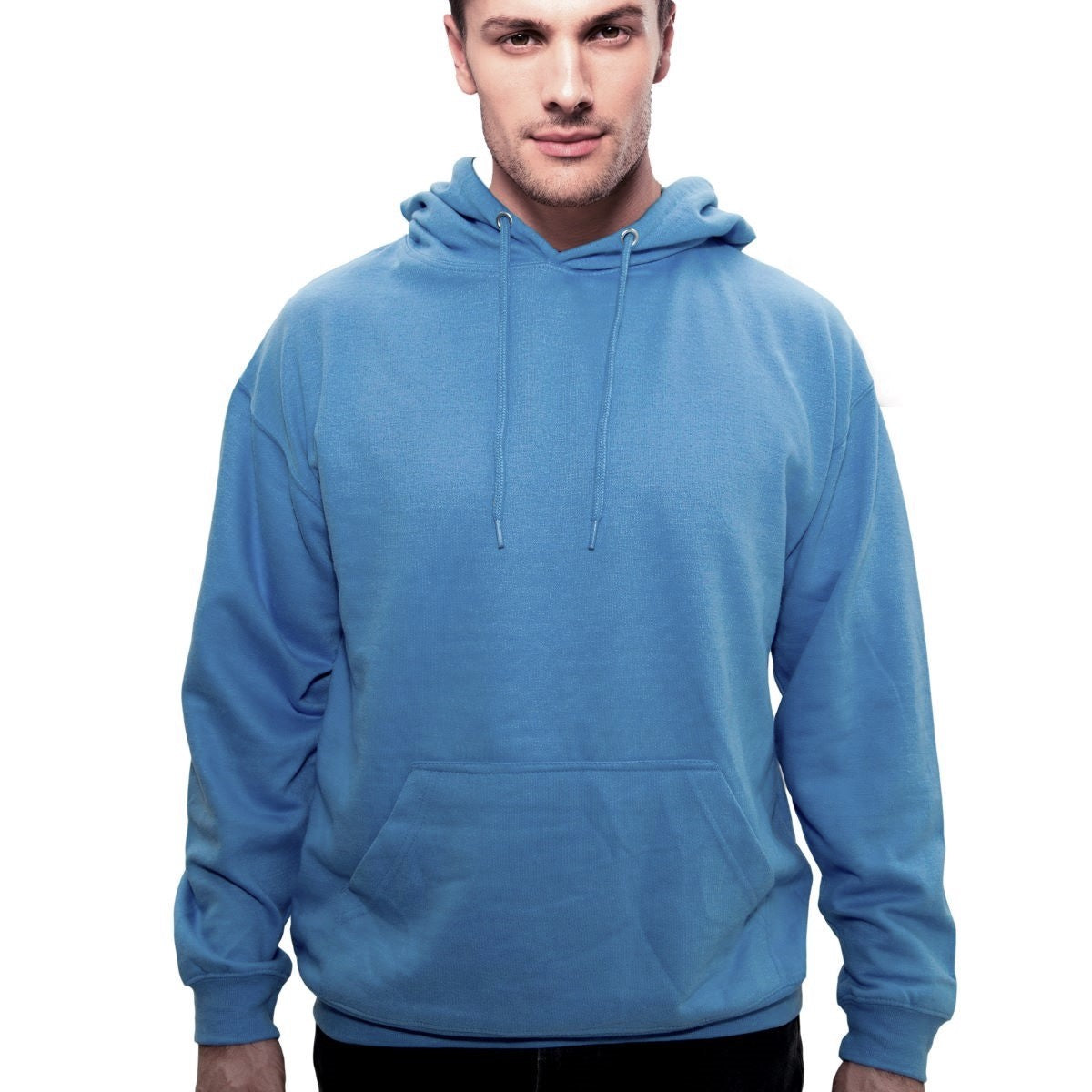 Men’s Pullover Hoodie – Ring-Spun Cotton, Fleece Lined, Pockets