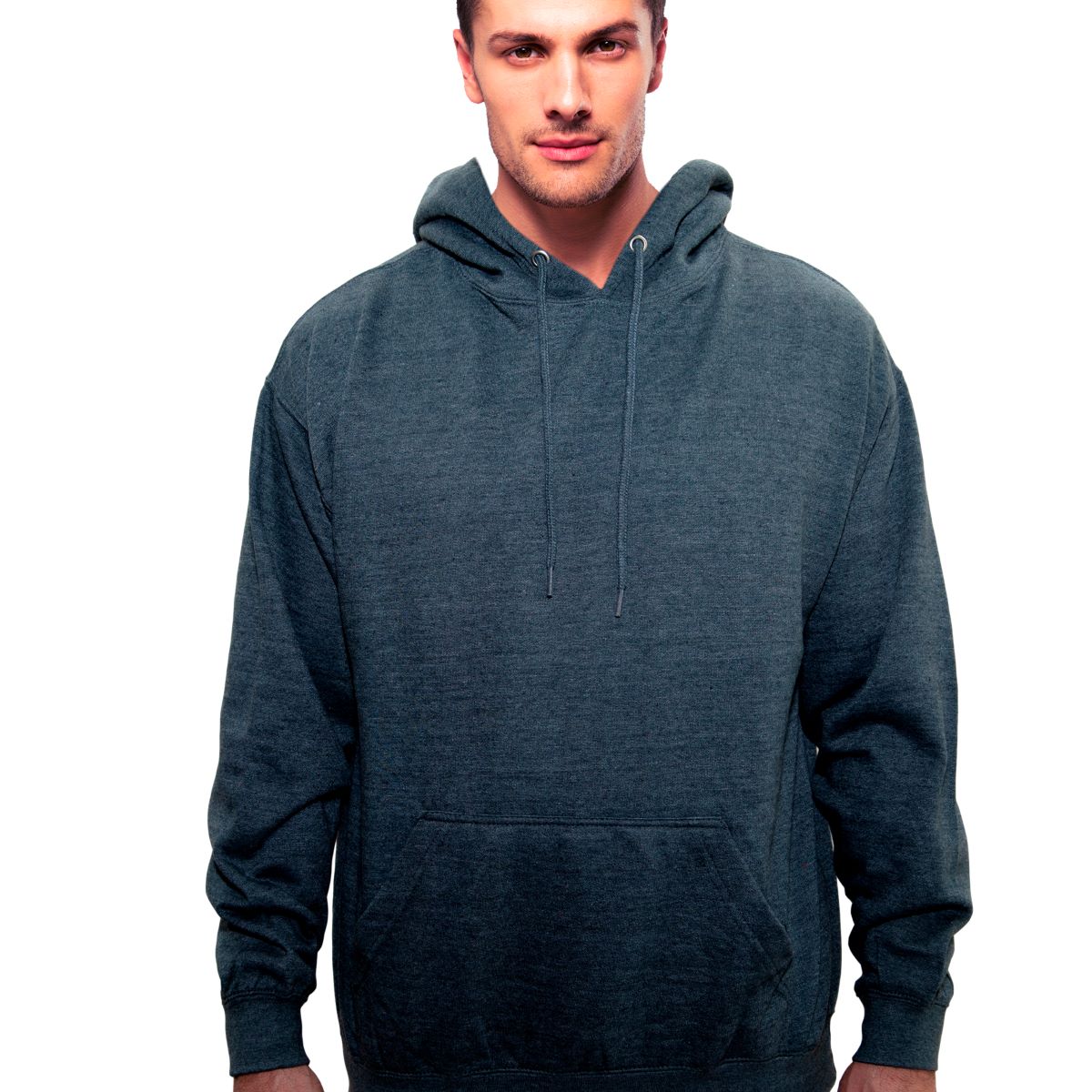 Men’s Pullover Hoodie – Ring-Spun Cotton, Fleece Lined, Pockets