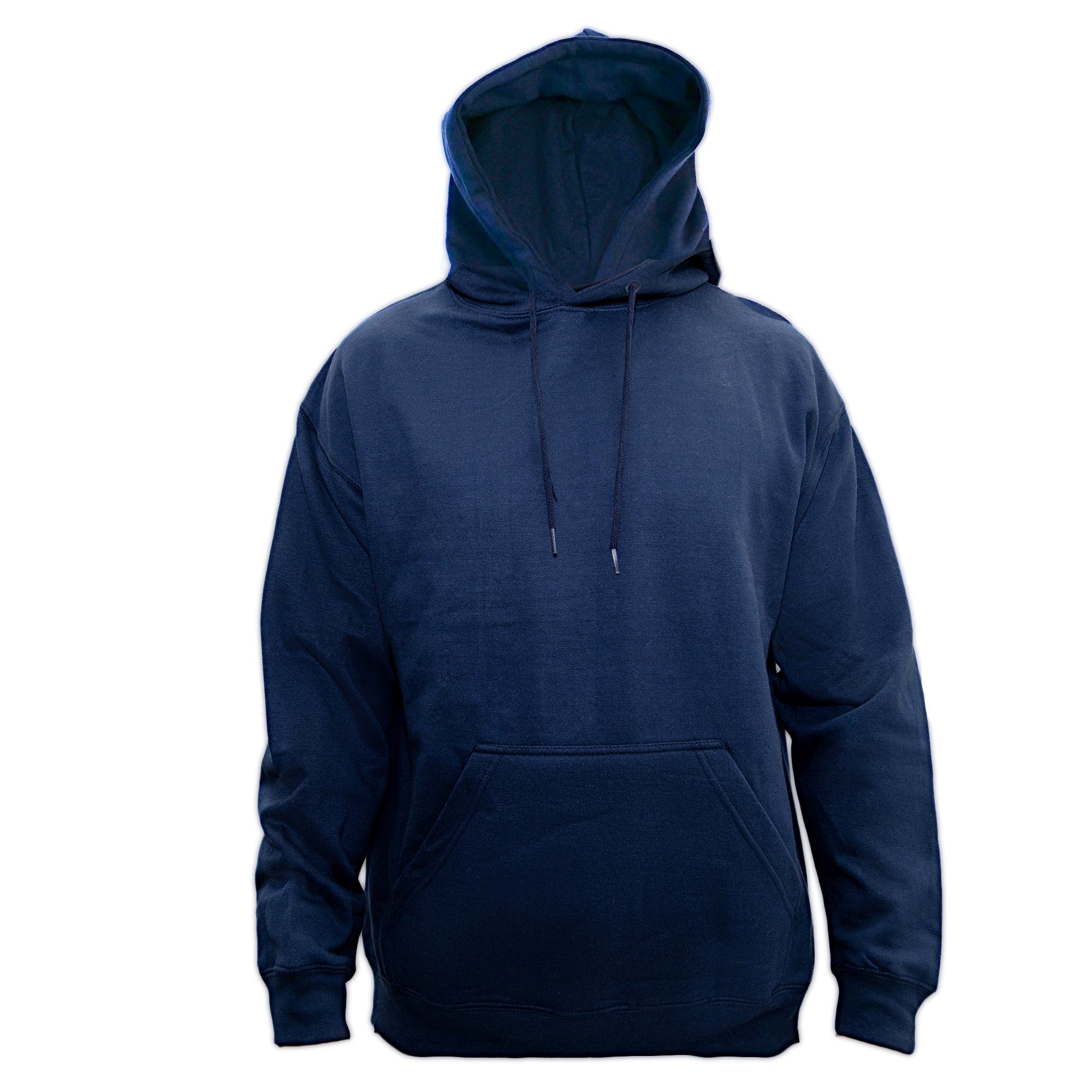 Men’s Pullover Hoodie – Ring-Spun Cotton, Fleece Lined, Pockets