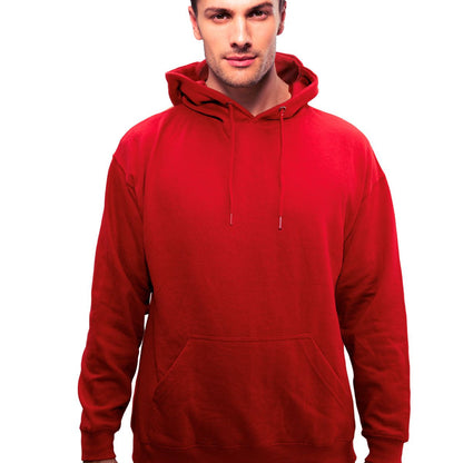 Men’s Pullover Hoodie – Ring-Spun Cotton, Fleece Lined, Pockets