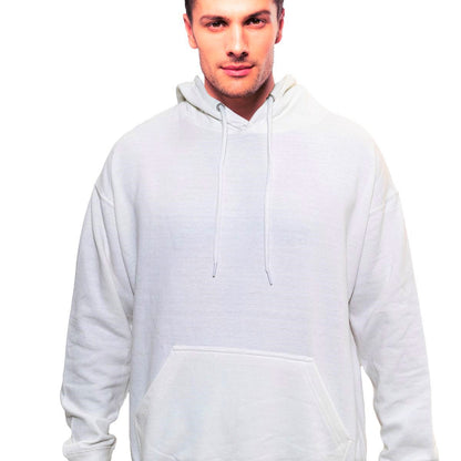 Men’s Pullover Hoodie – Ring-Spun Cotton, Fleece Lined, Pockets